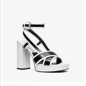 MICHAEL KORS COLLECTION Janie Patent Sandal 37